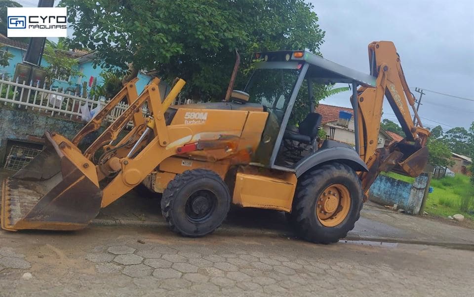 Retro Escavadeira Case 580M 2011