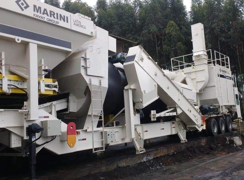 Usina de Asfalto Terex MAGNUM 140 2015