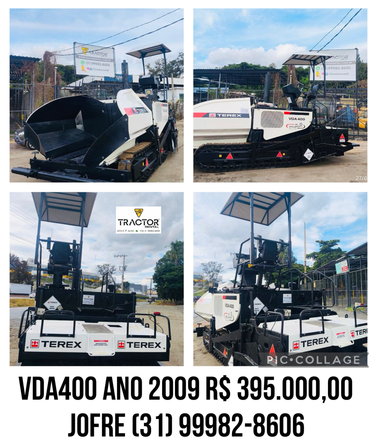 Vibroacabadora Terex VDA400 2009