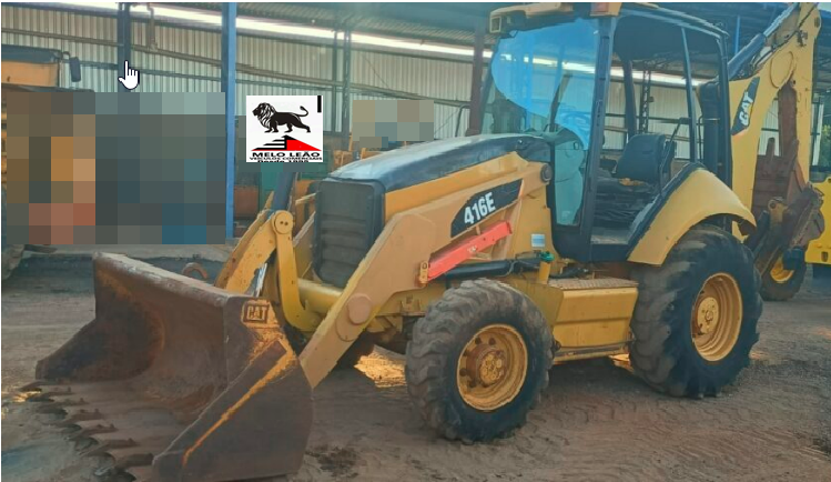 Retroescavadeira Caterpillar 416E 4X4 2010