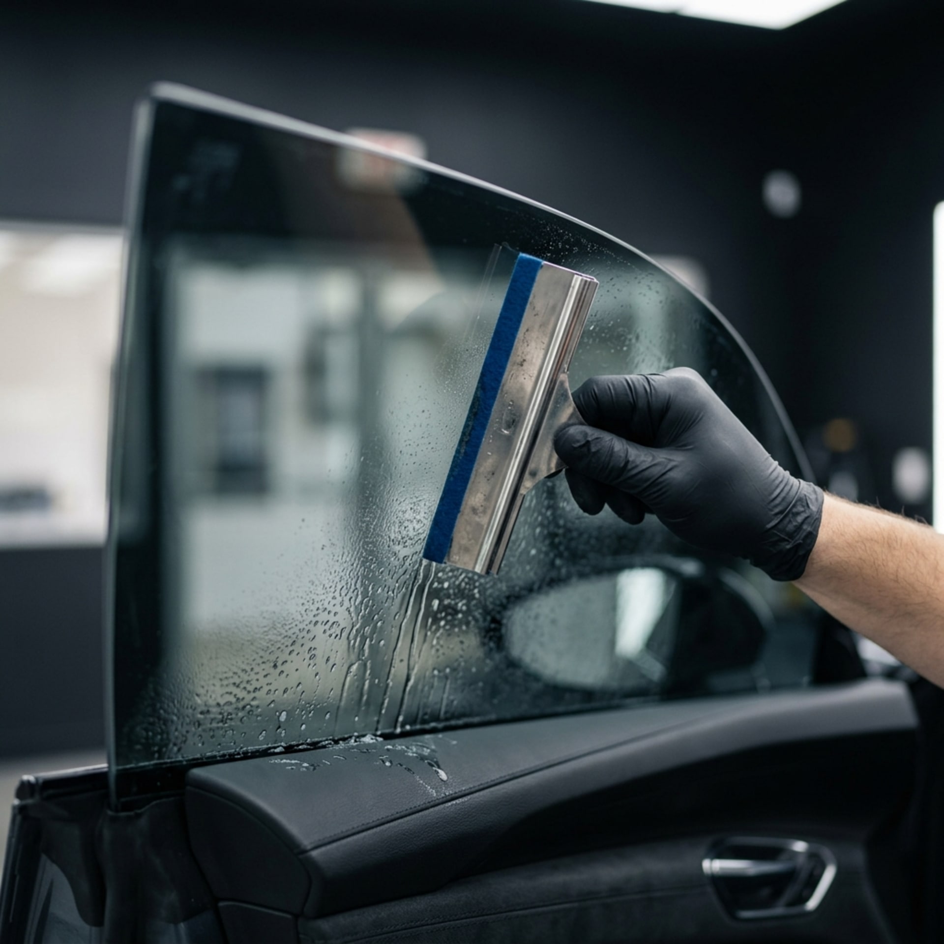 Traitement hydrophobe des vitrages LPDA