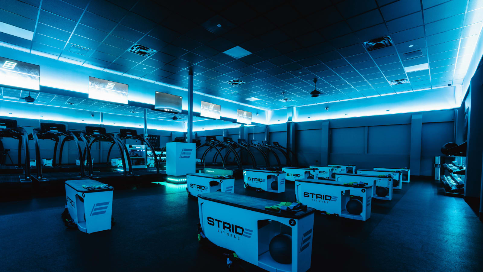 Inside a STRIDE Fitness franchise studio like the one you could open in Texas