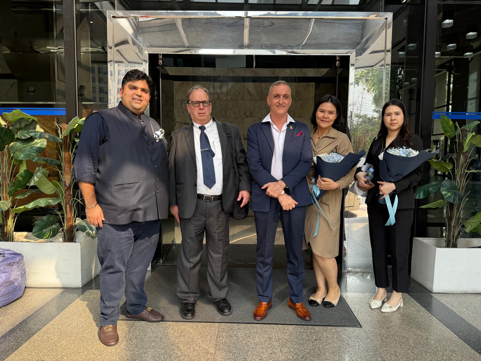  Bharat S Rai (MD AND FOUNDER), Ziv Bilaus serves as the Director of the Liaison Department in the Consular Division of the Israeli Ministry of Foreign Affairs, Eli Sneh (Consul, Embassy of Israel,Thailand ) and Assistants.