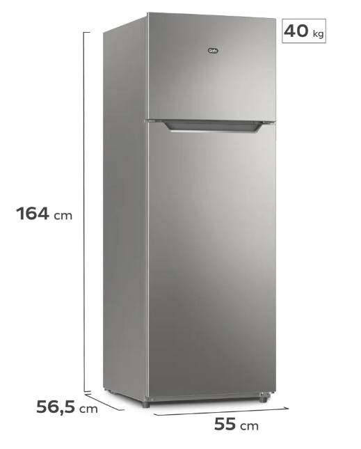 Heladera Gafa Cycle Defrost 257L Plata