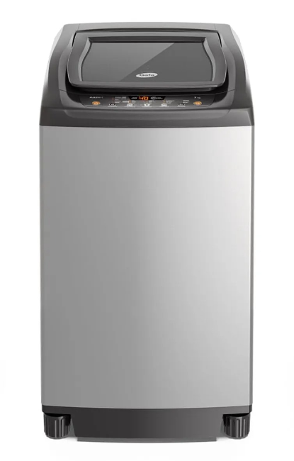 Lavarropas Gafa FuzzyFit 7kg – Carga Superior (Plata)