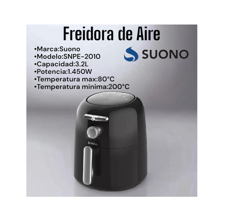 FREIDORA DE AIRE SUONO