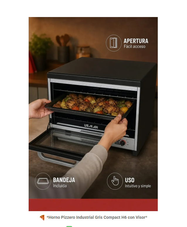 HORNO PIZZERO INDUSTRIAL