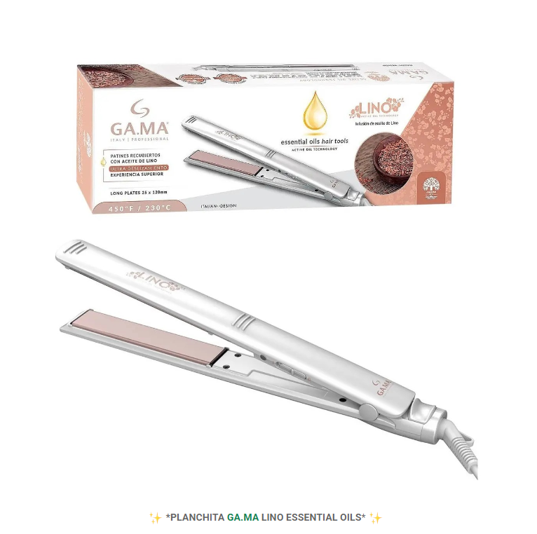 PLANCHA GA.MA LINO ESSENTIAL OILS