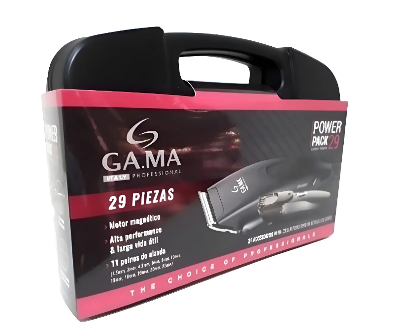KIT CORTADORA GA.MA POWER PACK 29 PIEZAS USO PROFESIONAL
