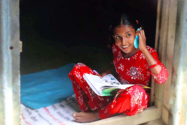 Billede af pige i Bangladesh