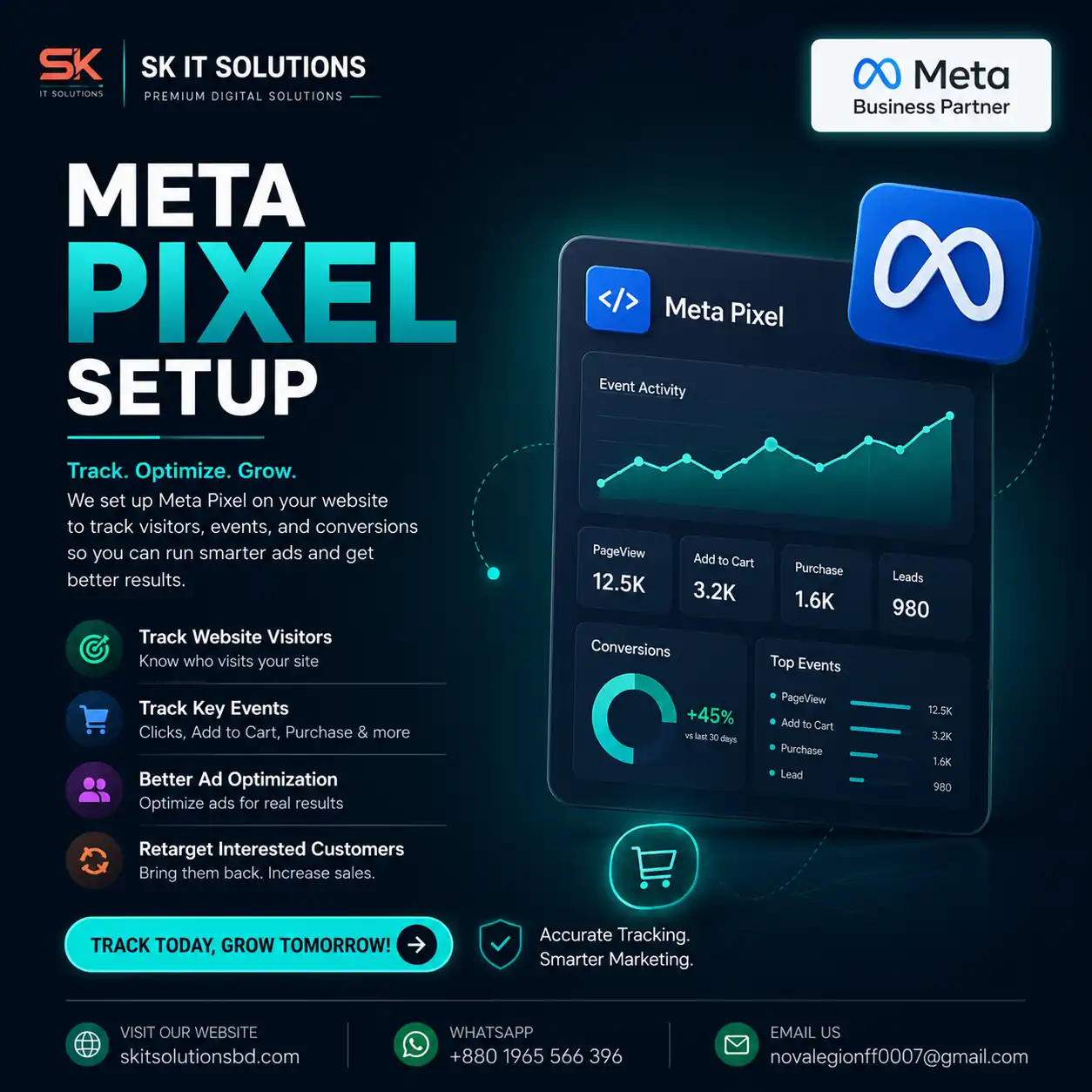 Meta pixel setup