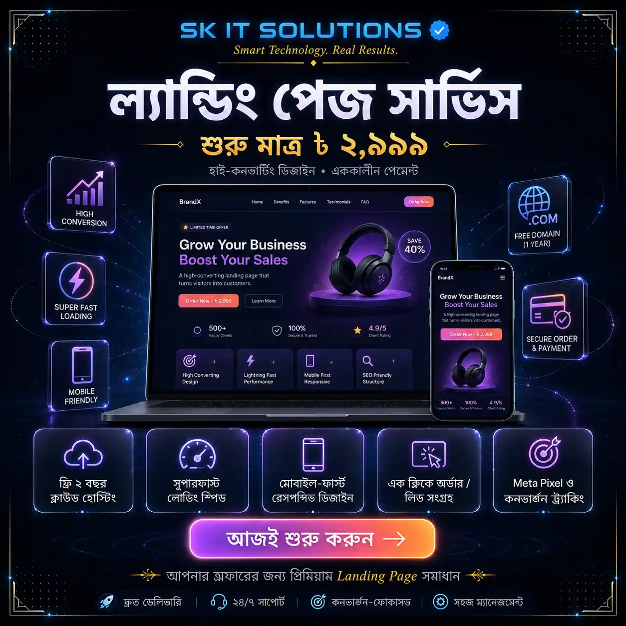 Landing Page Design