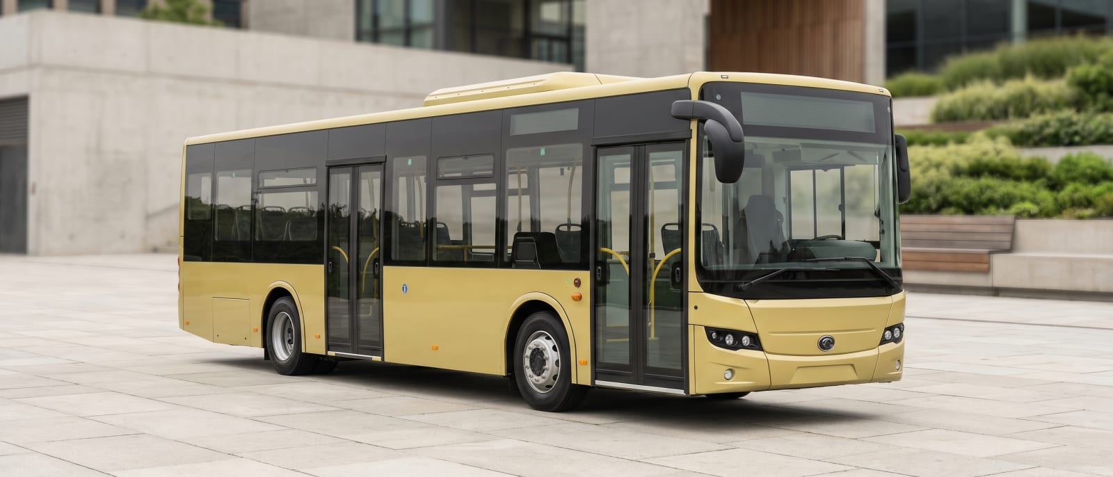 A transit bus