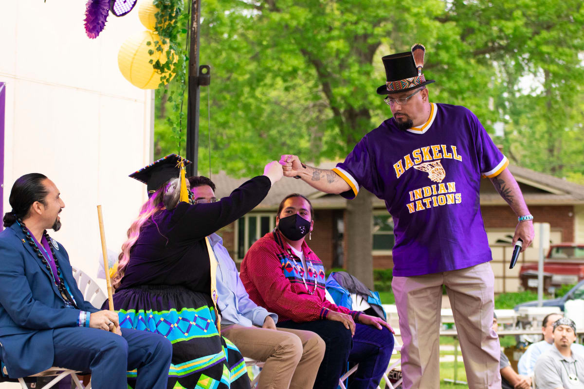 Haskell graduation ceremony