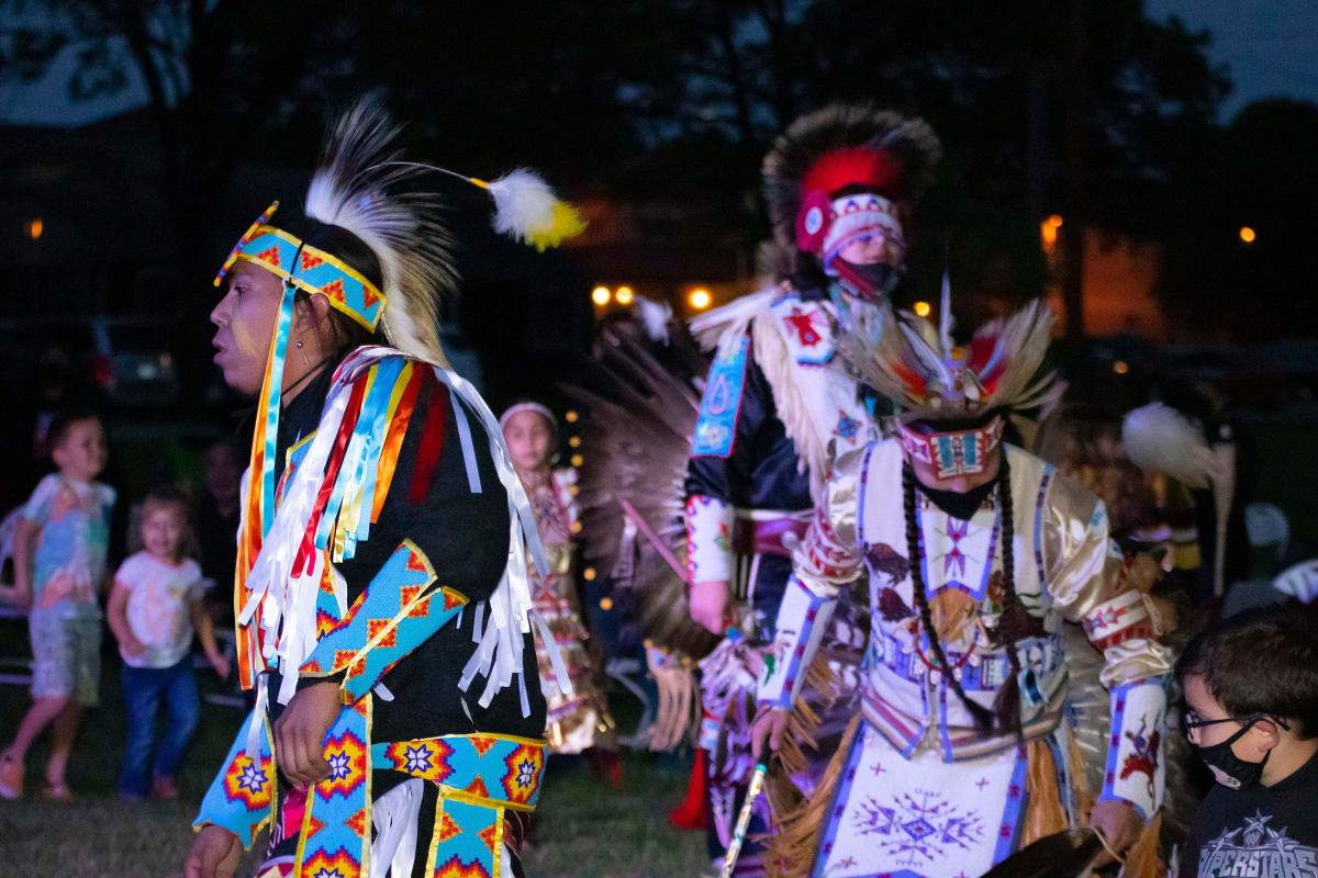 Night dance at Haskell