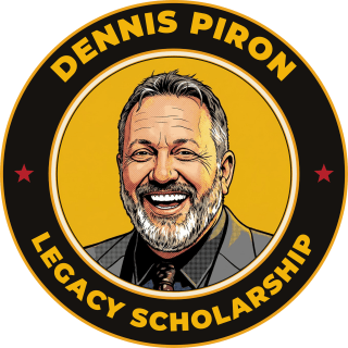 Dennis Piron Legacy Scholarship emblem