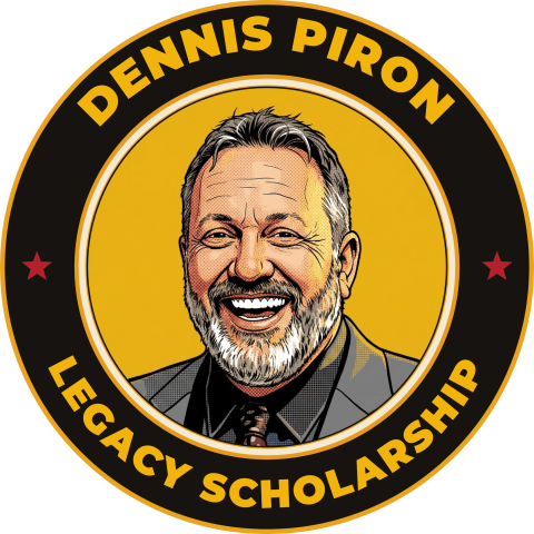 Dennis Piron Legacy Scholarship emblem