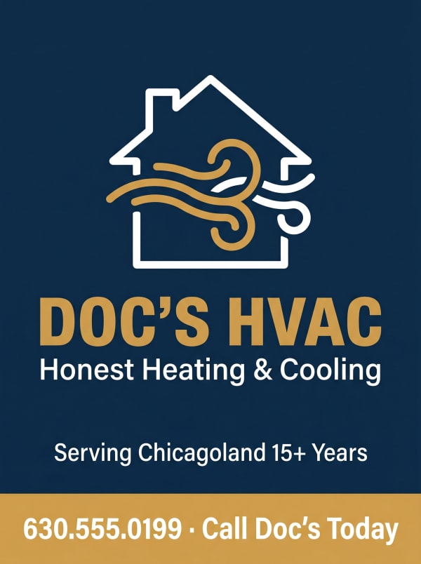 Doc's HVAC quarter-page magazine advertisement