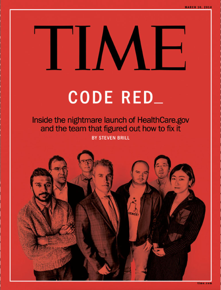 TIME magazine cover, March 10, 2014 — ‘Code Red,’ the team that rescued HealthCare.gov, including Jini Kim