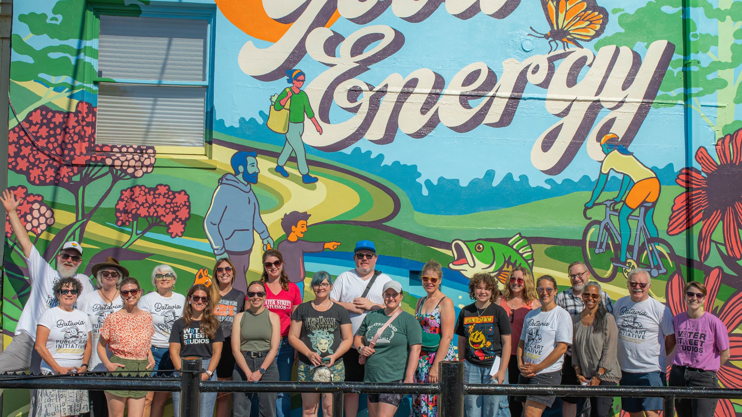 Good Energy Gateway mural, Batavia