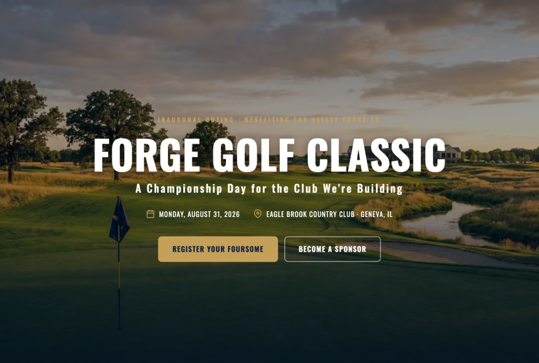 Forge Golf Classic — now live