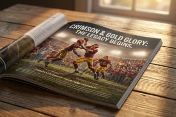Full-page magazine ad