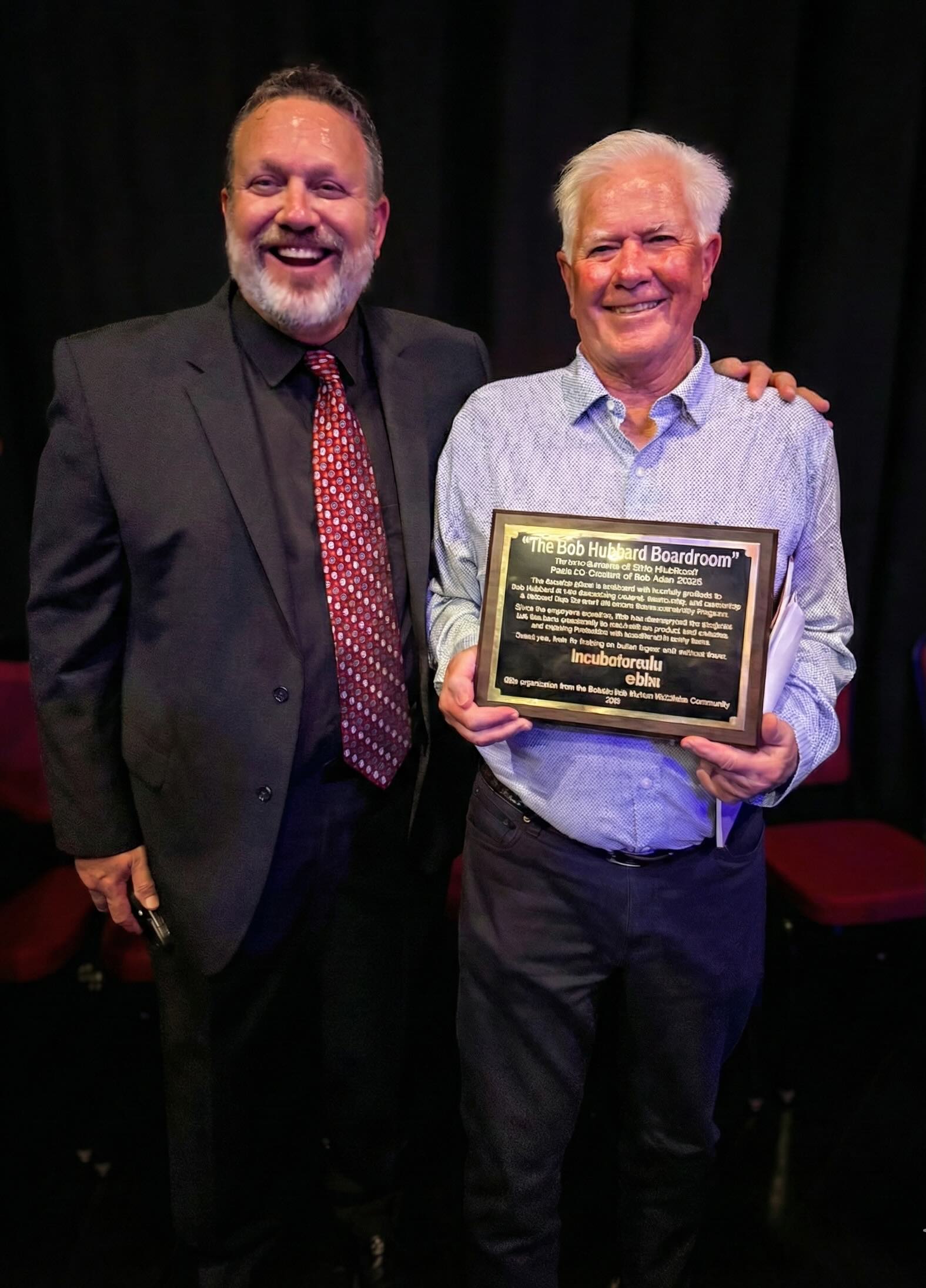 Dennis Piron and Bob Hubard award