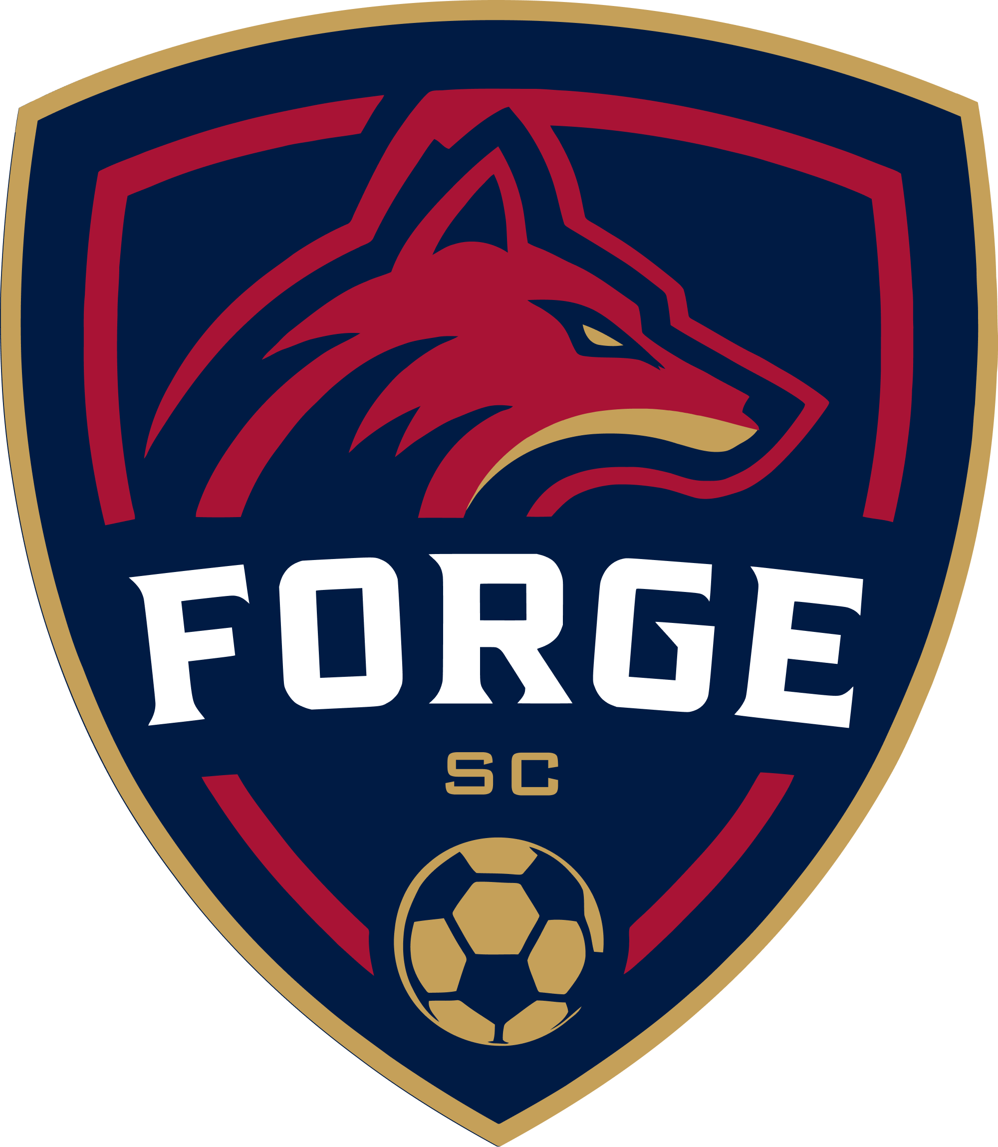 Fox Valley Forge SC — Compact Logo