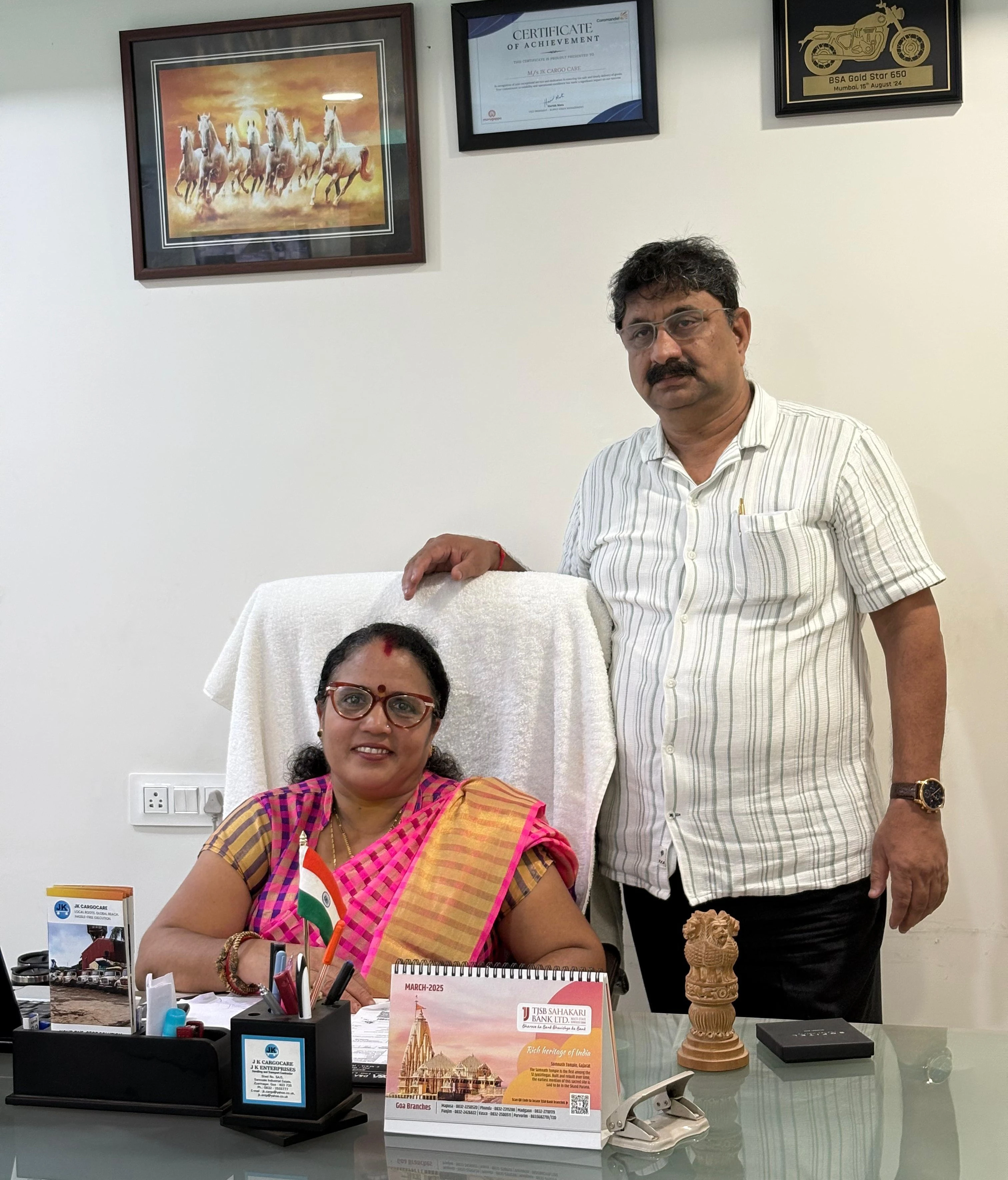 Founders of JK Logistics