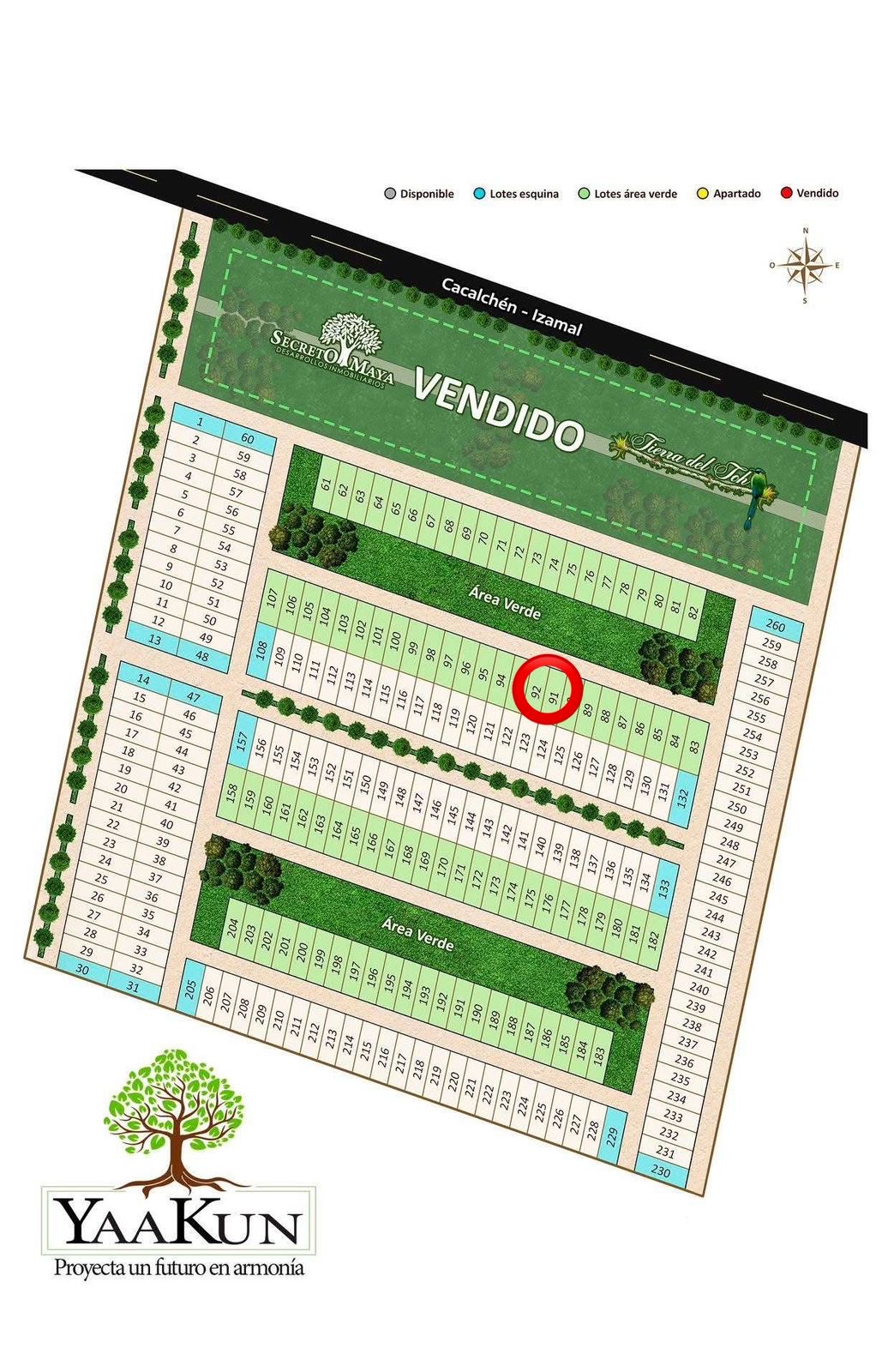 TERRENO EN CACALCHEN en Cacalchen