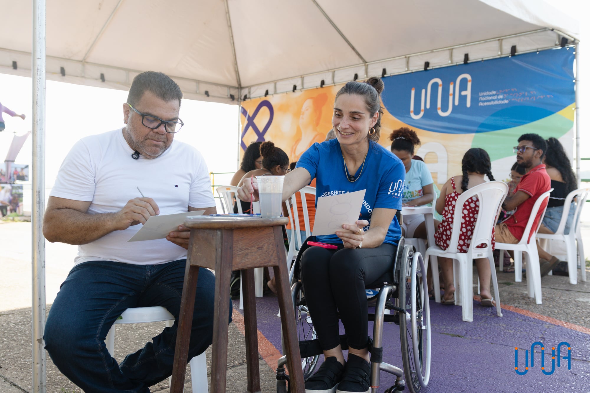 Andréa Pontes em evento em Carajás