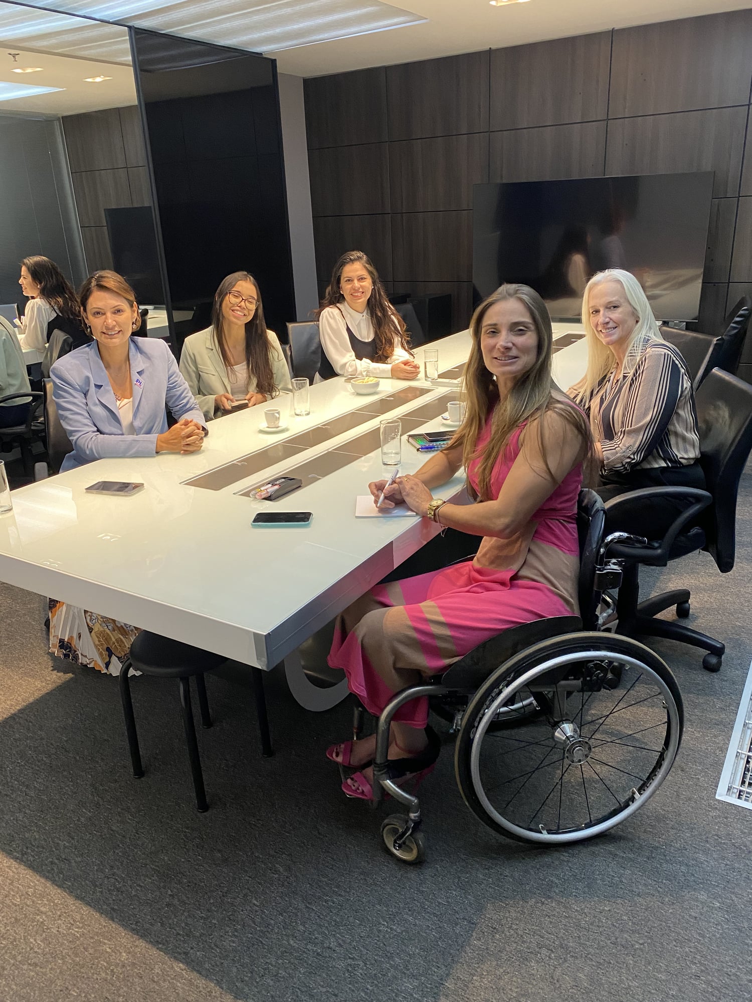 Reunião de Andréa Pontes com Michelle Bolsonaro em Brasília
