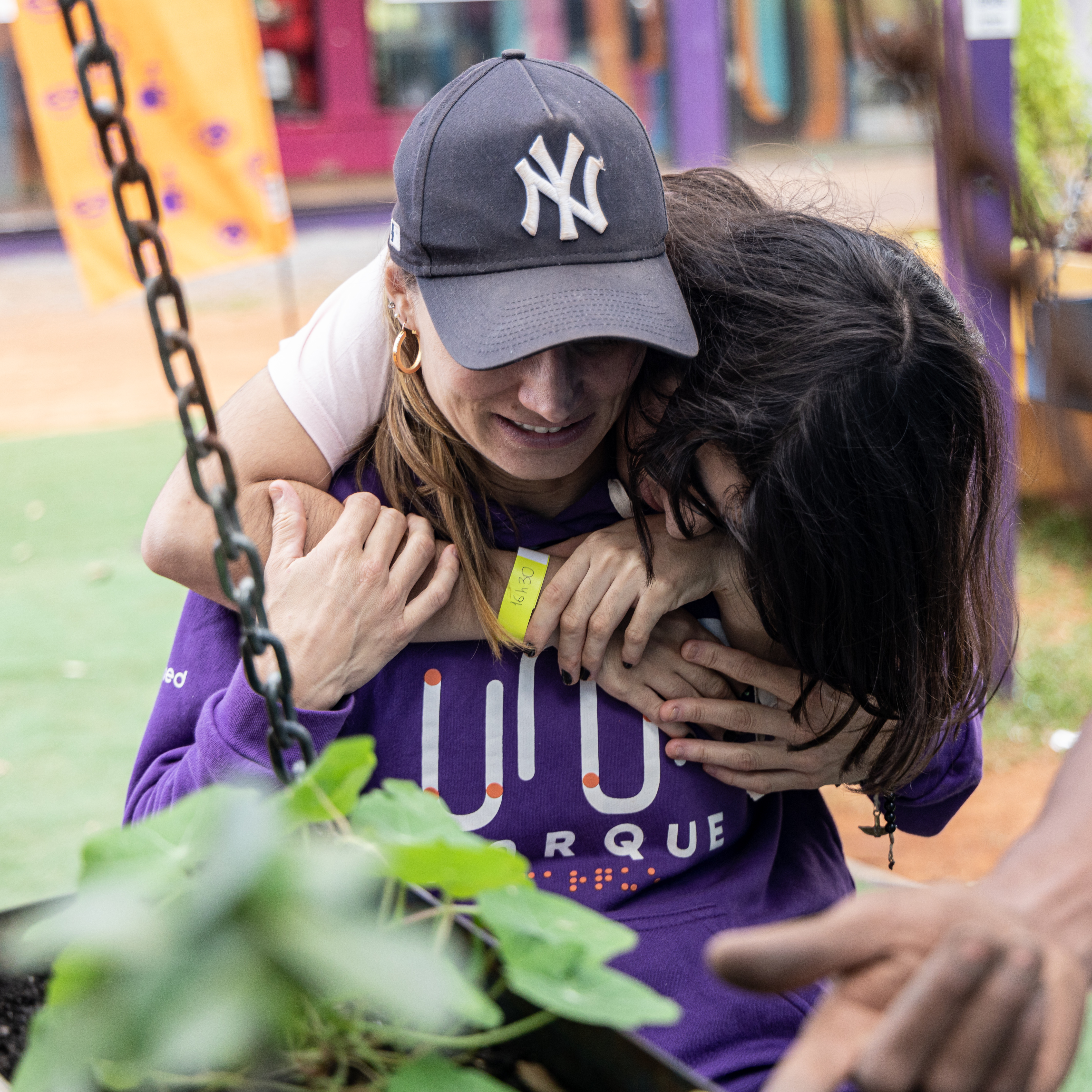 Atividade inclusiva no UNA Parque fotografada por Julio CS Photo