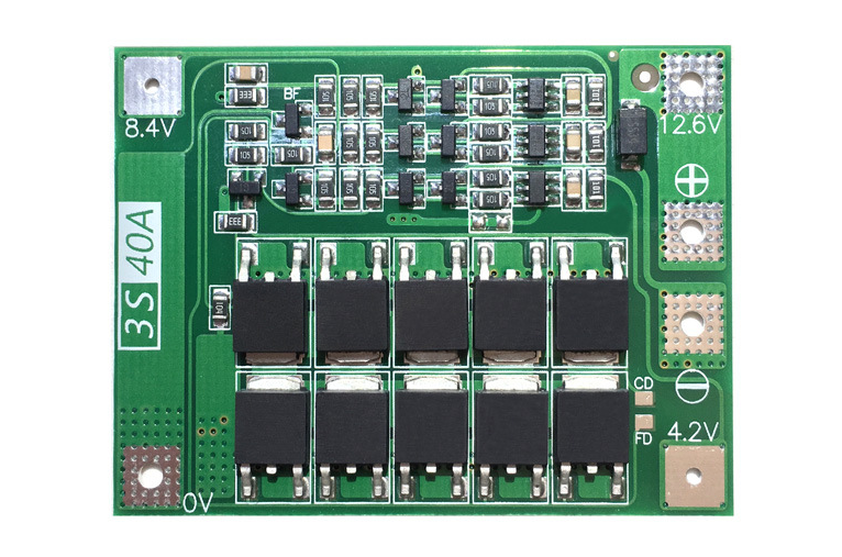 3S 12.8V 40A Lithium Battery Protection Board(BMS)