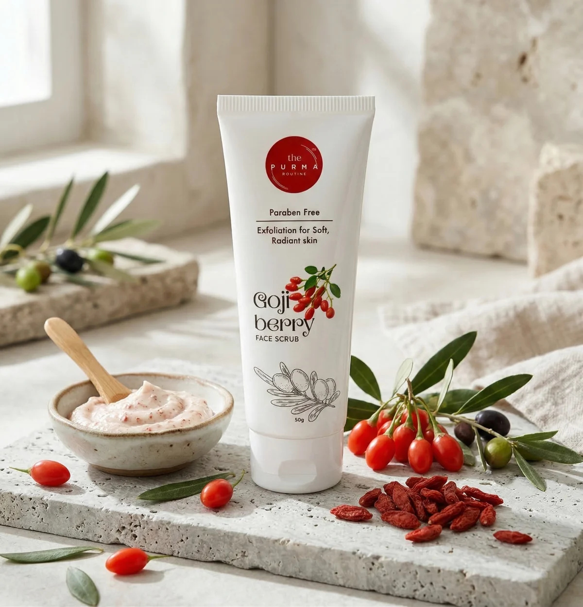 Goji Berry
Face Scrub