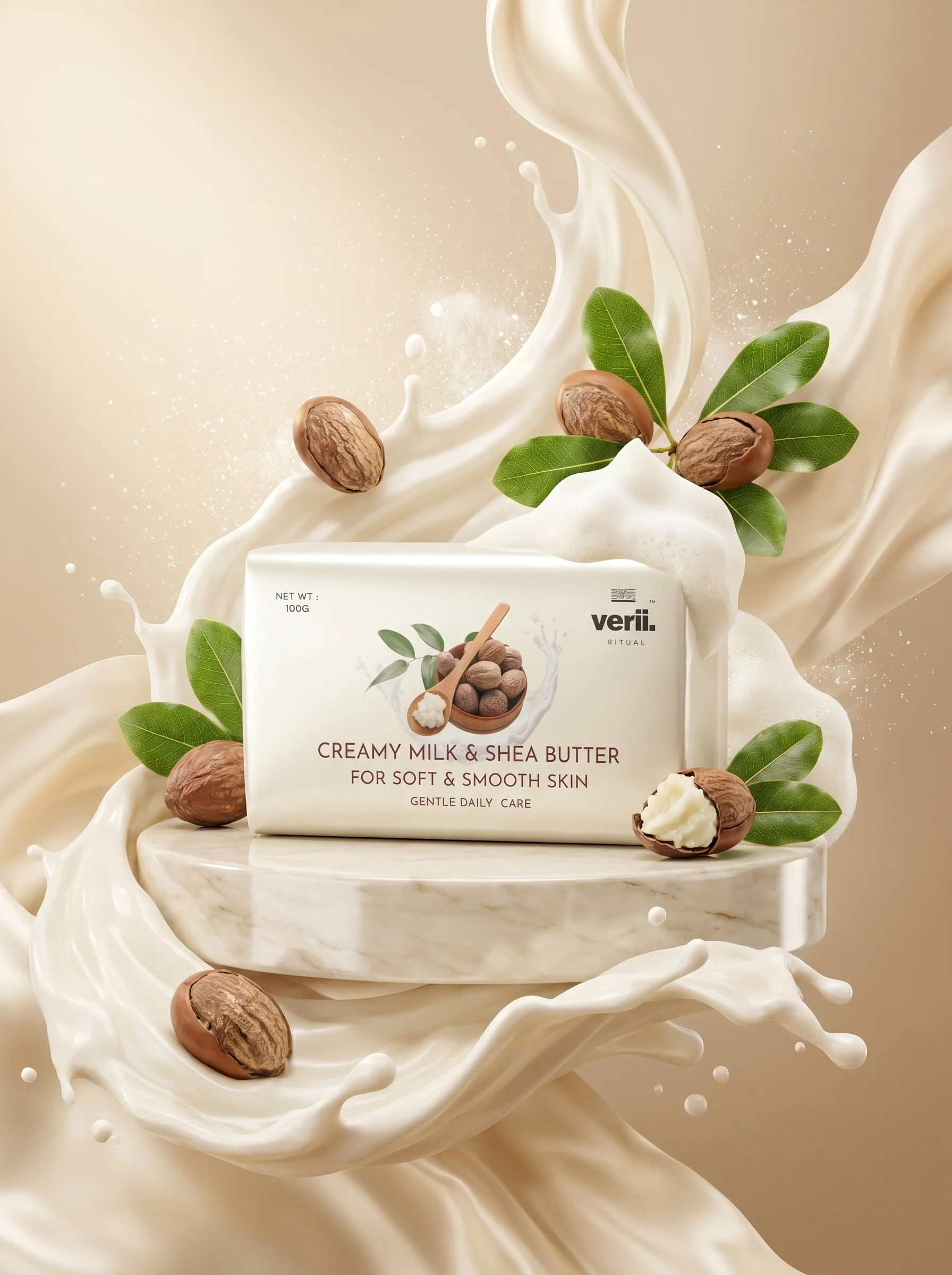 Creamy Milk &
Shea Butter Soap