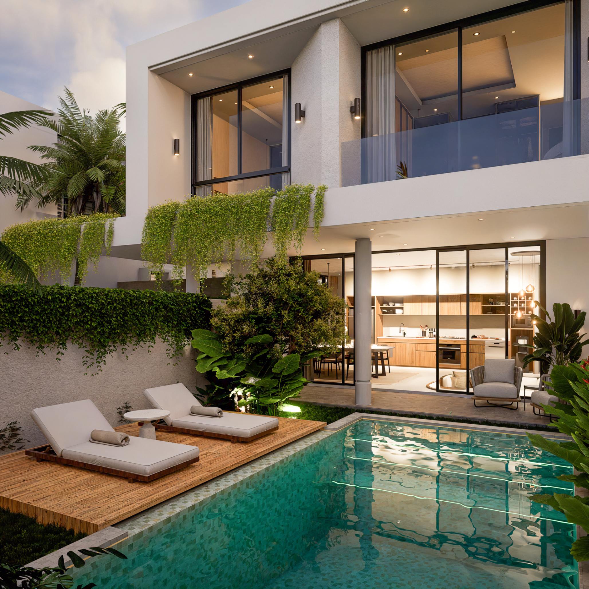 Contemporary 2 BR Villa in Kerobokan