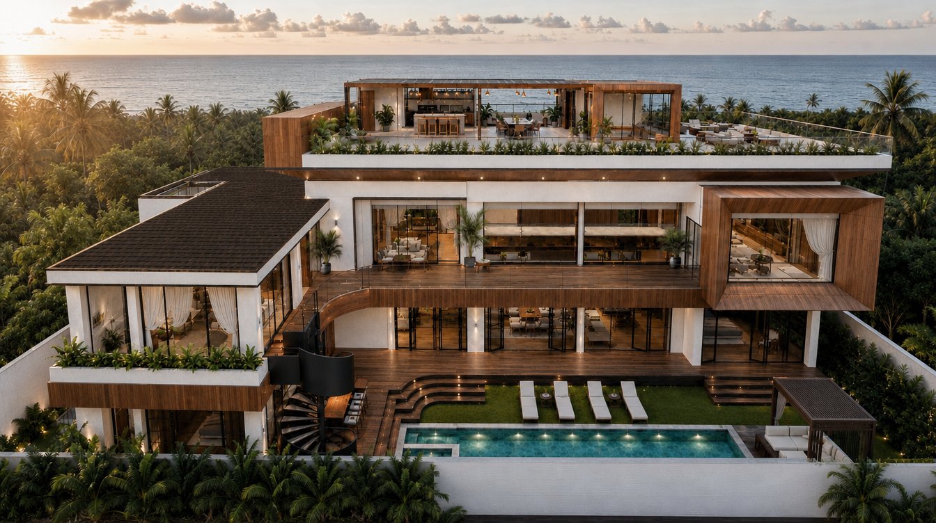 Luxury 8-Bedroom Ocean View Estate in Pecatu