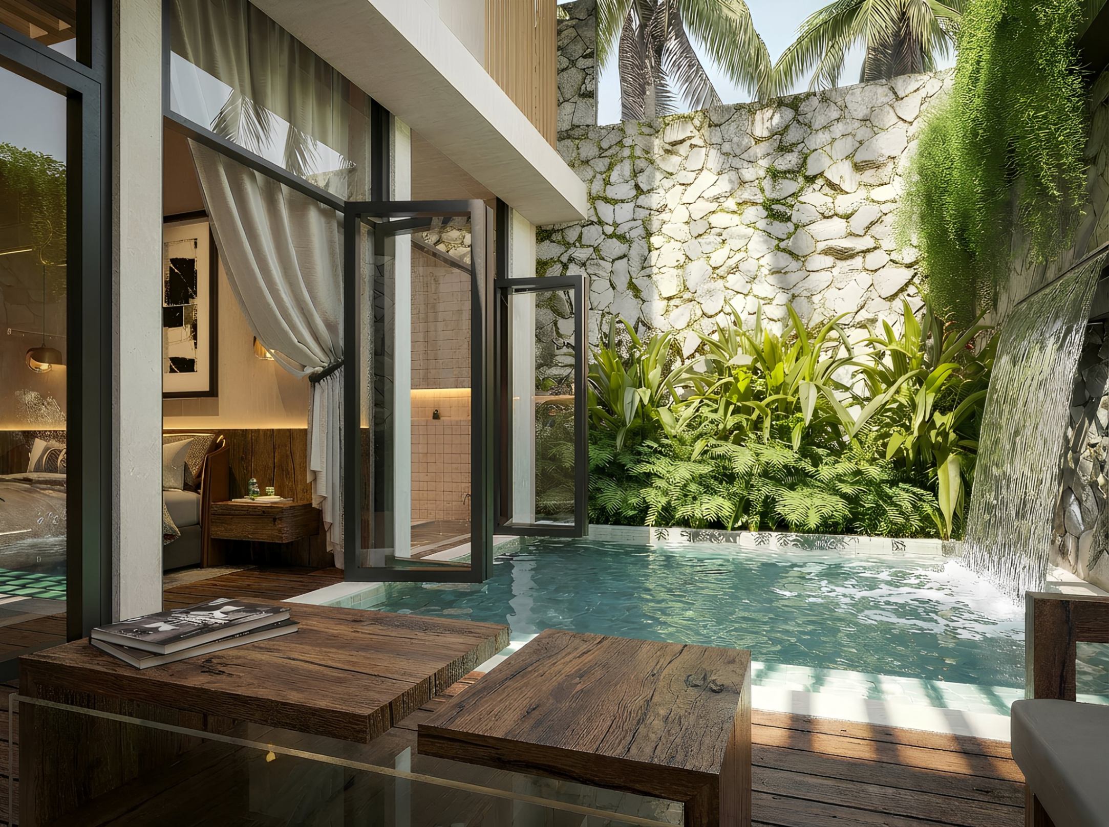 3-Bedroom Ocean View Villa with Rooftop Infinity Pool
