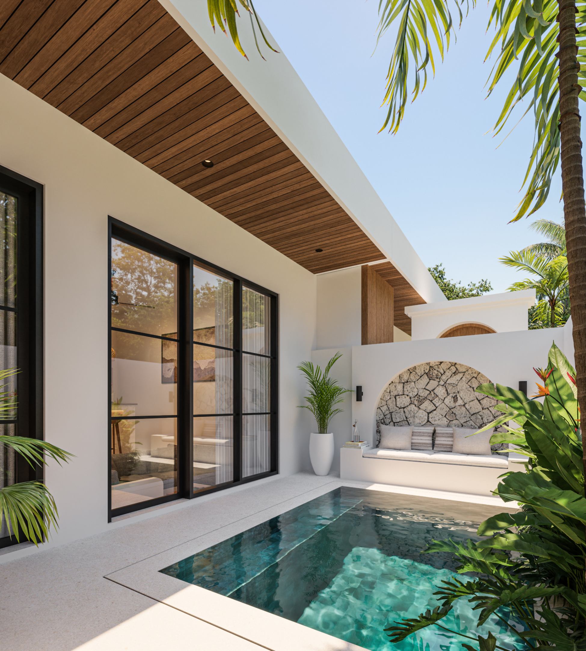 1-Bedroom Mediterranean Tropical Villa in Pecatu - 2