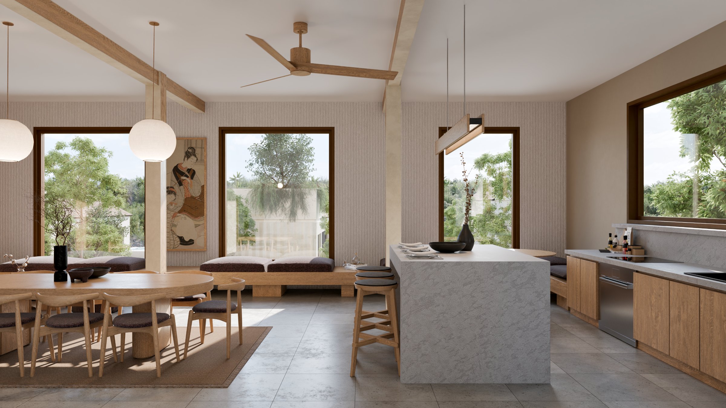Tropical 2 & 3 Bedroom Villas in Pecatu - 3