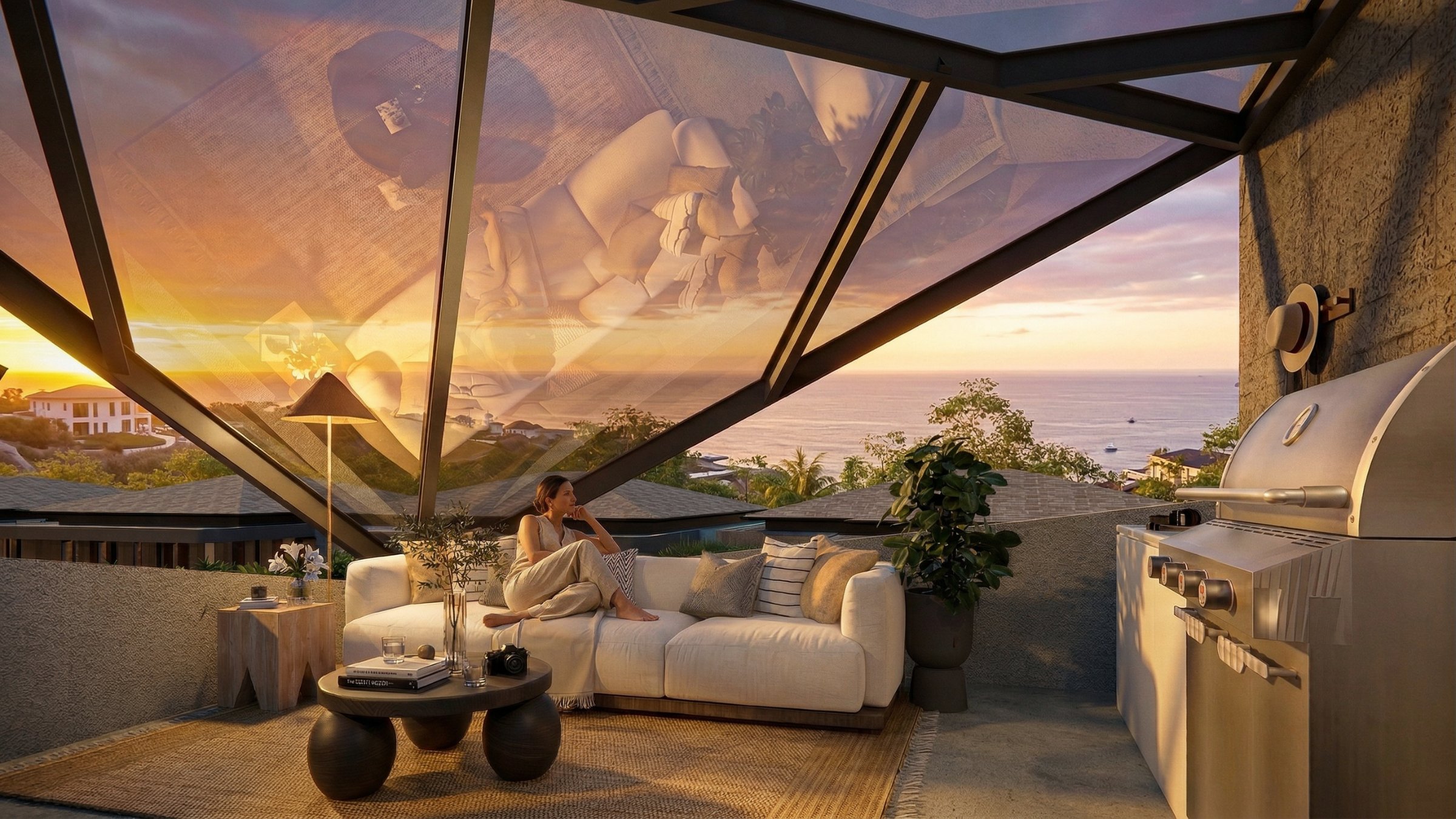 2 & 3 BR Villas with Ocean, Mountain & City Views in Ungasan - 5