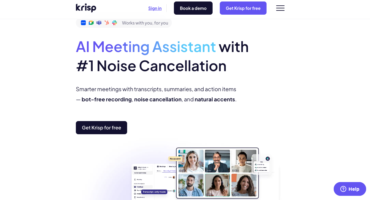 Krisp AI Meeting Assistant