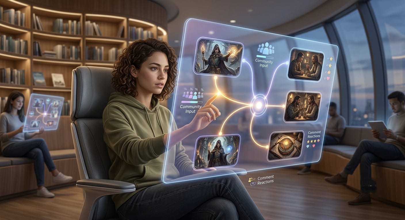 reading a novel on degital screen