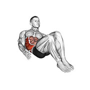 Ejercicio Abdominales Toque al Talón