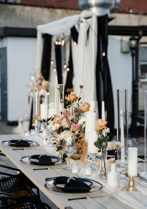 Wedding floral arrangement