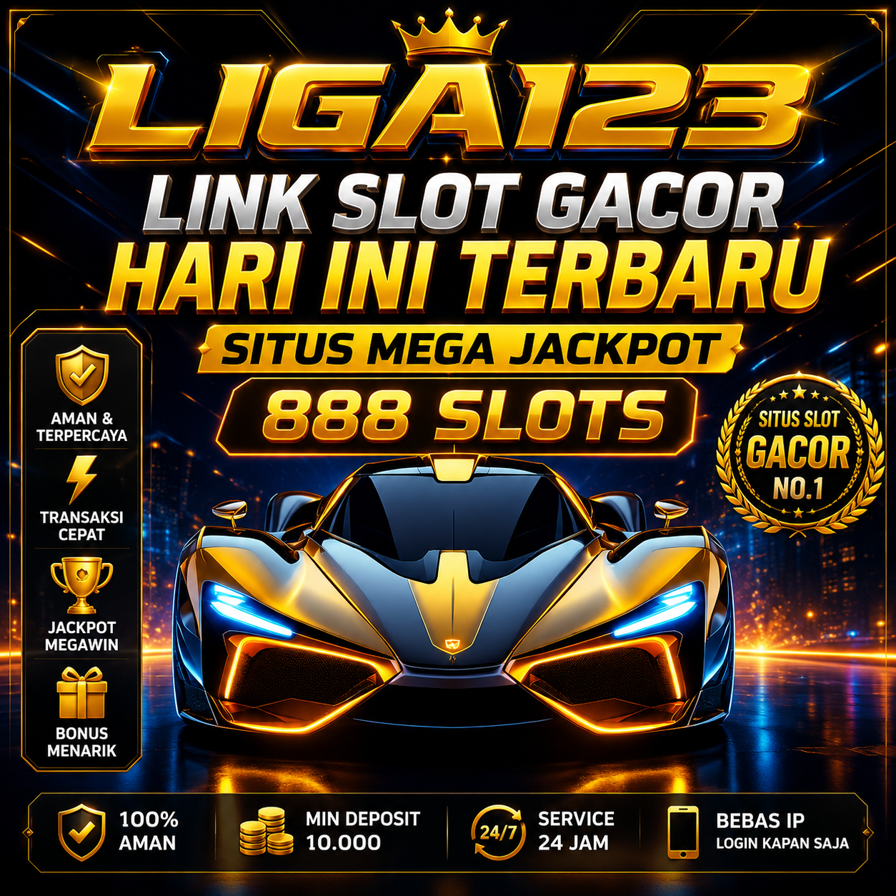 LIGA123: Link Slot Gacor Hari Ini Terbaru Situs Mega Jackpot 888 Slots