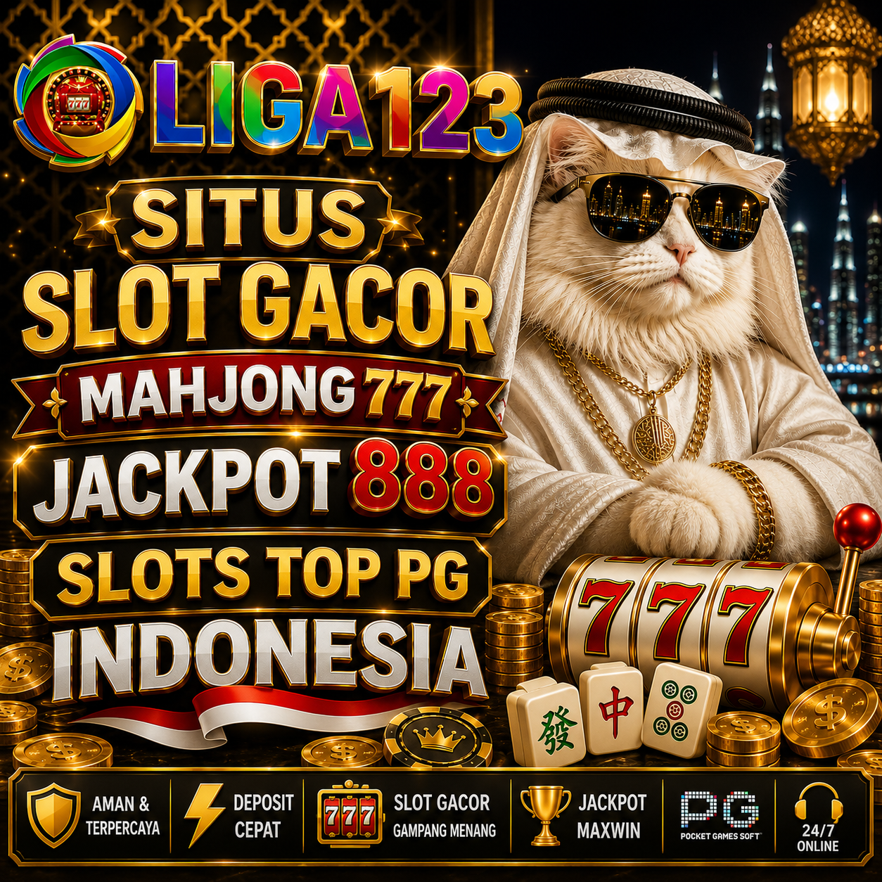 MAHJONG777 Front Black 