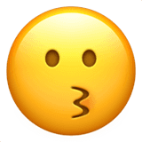 kissing face