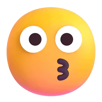 kissing face